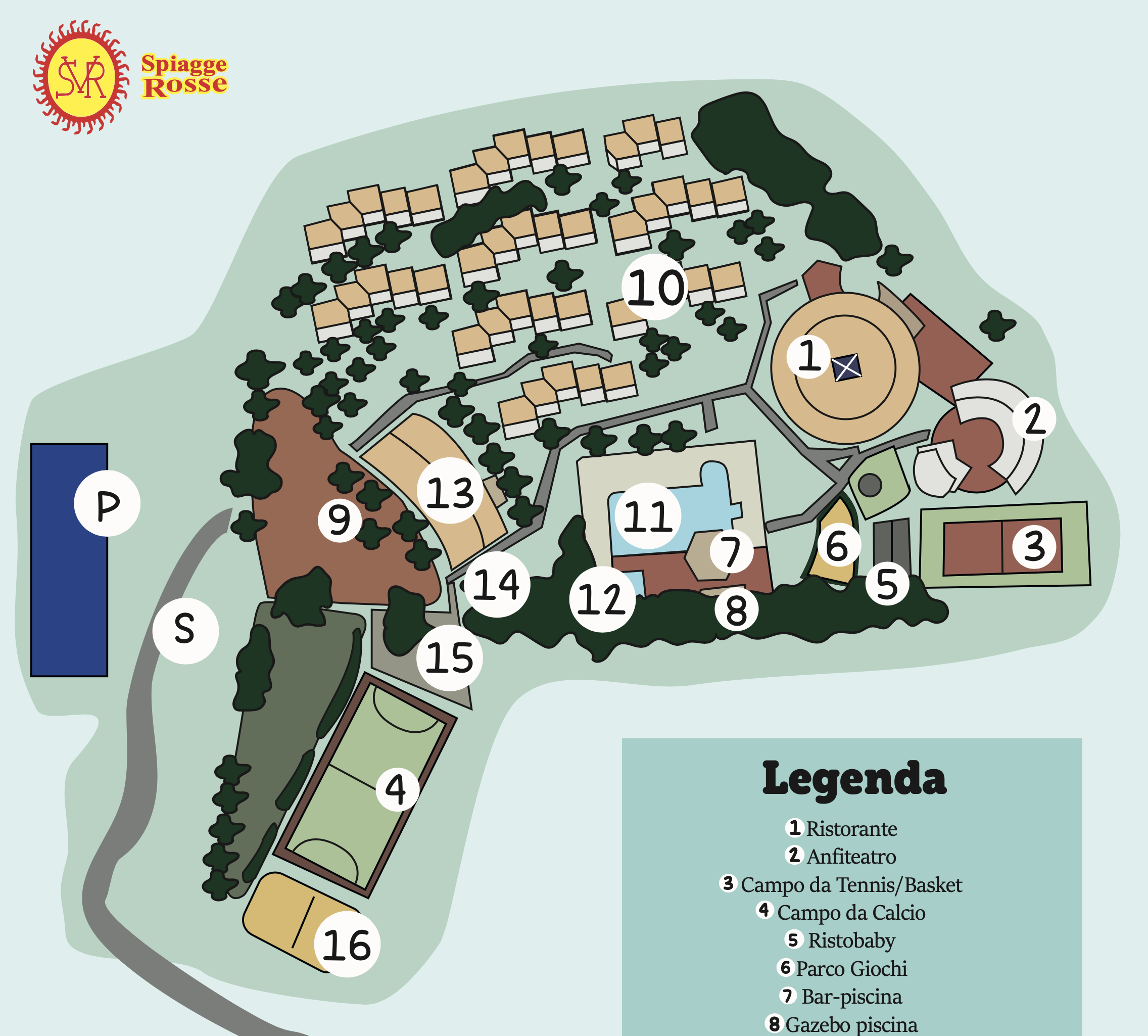 mappa del villaggio