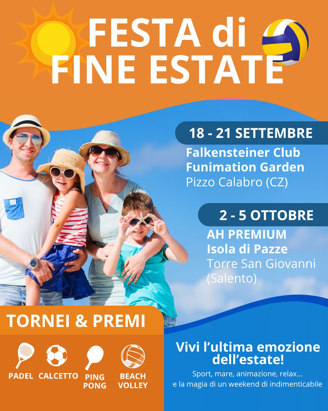 Offerta Feste di Fine Estate 2025